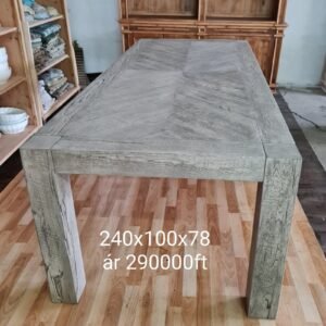 ZD. Raktáron Tölgyfa asztal 240x100x78cm - új, prémium