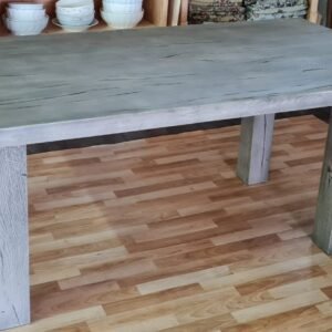 ZB. Raktáron Tölgyfa asztal 200x100x79cm - új, prémium