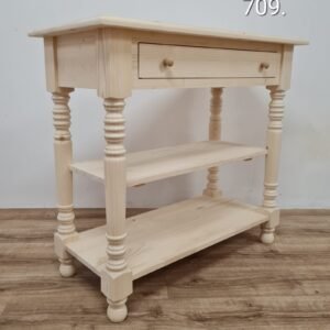 F. Raktáron Konzolasztal 100x45x90cm - új készítésű