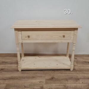 E. Raktáron Konzolasztal 96x45x76cm - új készítésű