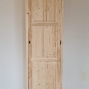 P. Raktáron Szekrény, zárt polcos 75x40x220cm – új készítésű