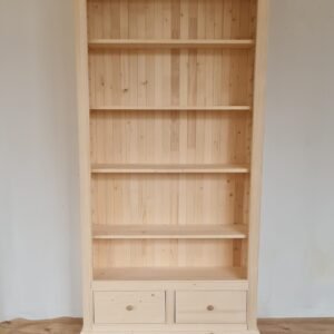L. Rendelhető Nyitott polcos, fiókos 110x39x210cm – új készítésű