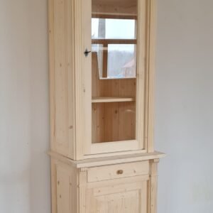 H. Rendelhető Kétrészes vitrines 73x51x240cm – új készítésű
