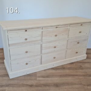 O. Rendelhető Komód 158x48x79cm - új készítésű