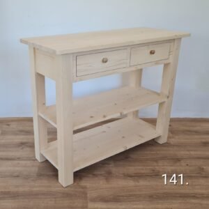 J. Raktáron Konzolasztal 110x45x89cm - új készítésű