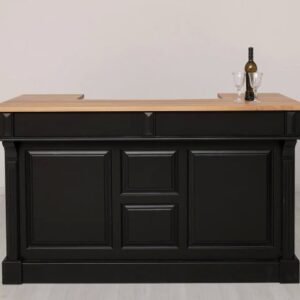 Bar 180cm, oak top – Rusztikus tömörfa konyhasziget és bárpult