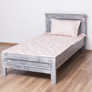Bed with headboard 90x200cm – Rusztikus tömörfa ágykeret