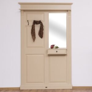 Hanger with mirror, 1 drawer – Rusztikus tömörfa fiókos komód
